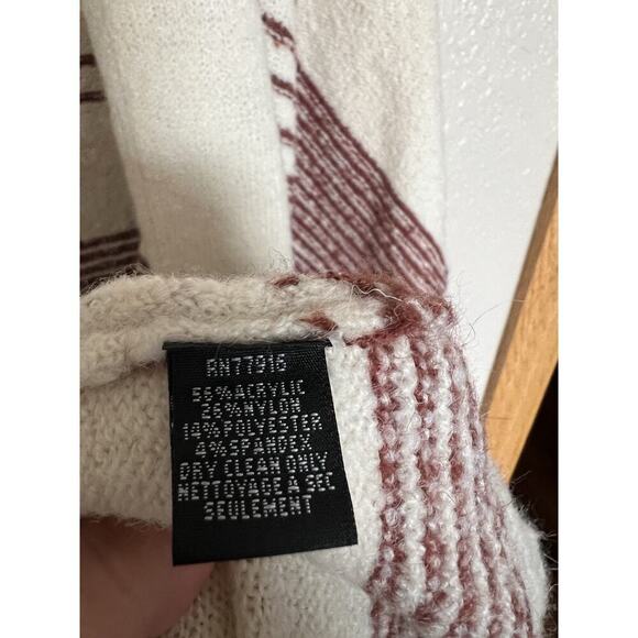 Anthropologie Akemi Kin Fringe Kimono Oversized Sweater One Size - Picture 4 of 5